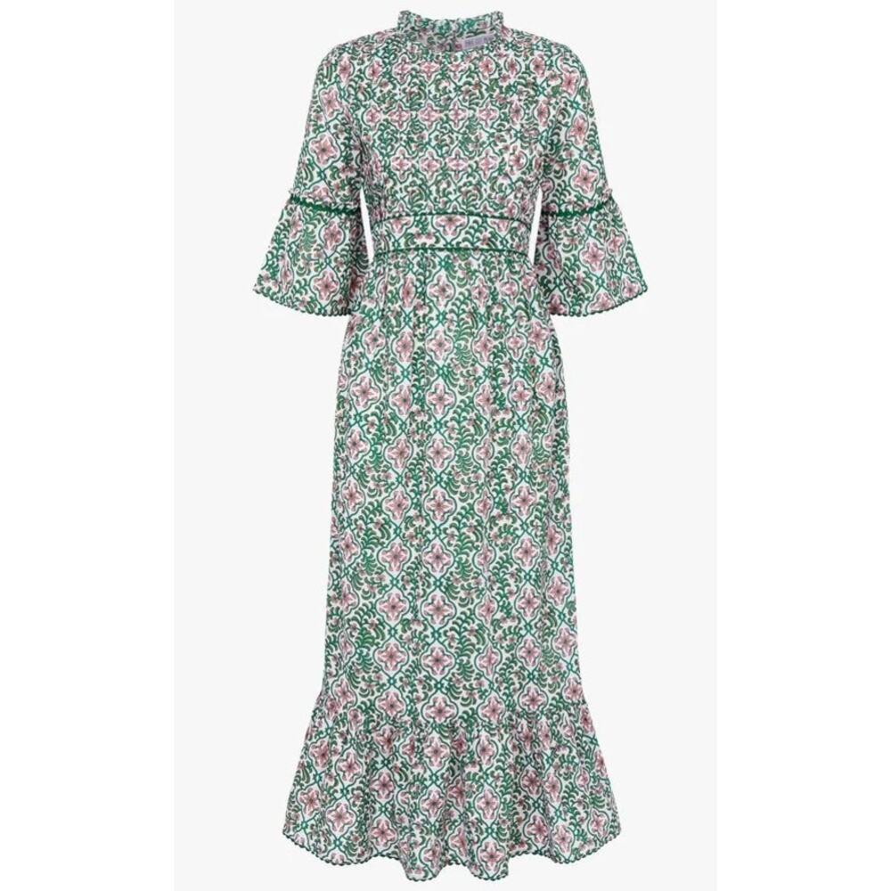 Pink City Prints Retro Blush Savanna Dress Size M